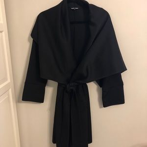 Black coat/ jacket with large collar